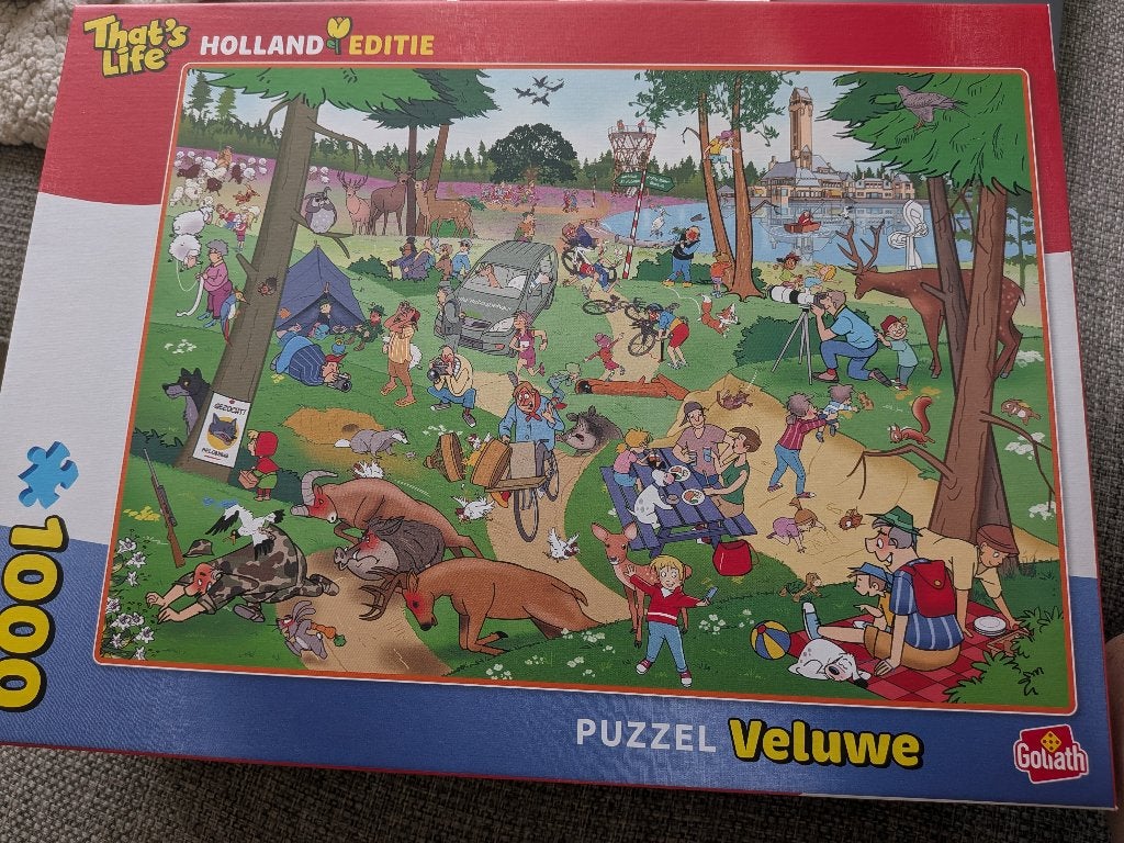 Puzzel - Veluwe Holland editie (1000 stukjes), Ophalen of Verzenden, 500 t/m 1500 stukjes, Nieuw, Legpuzzel