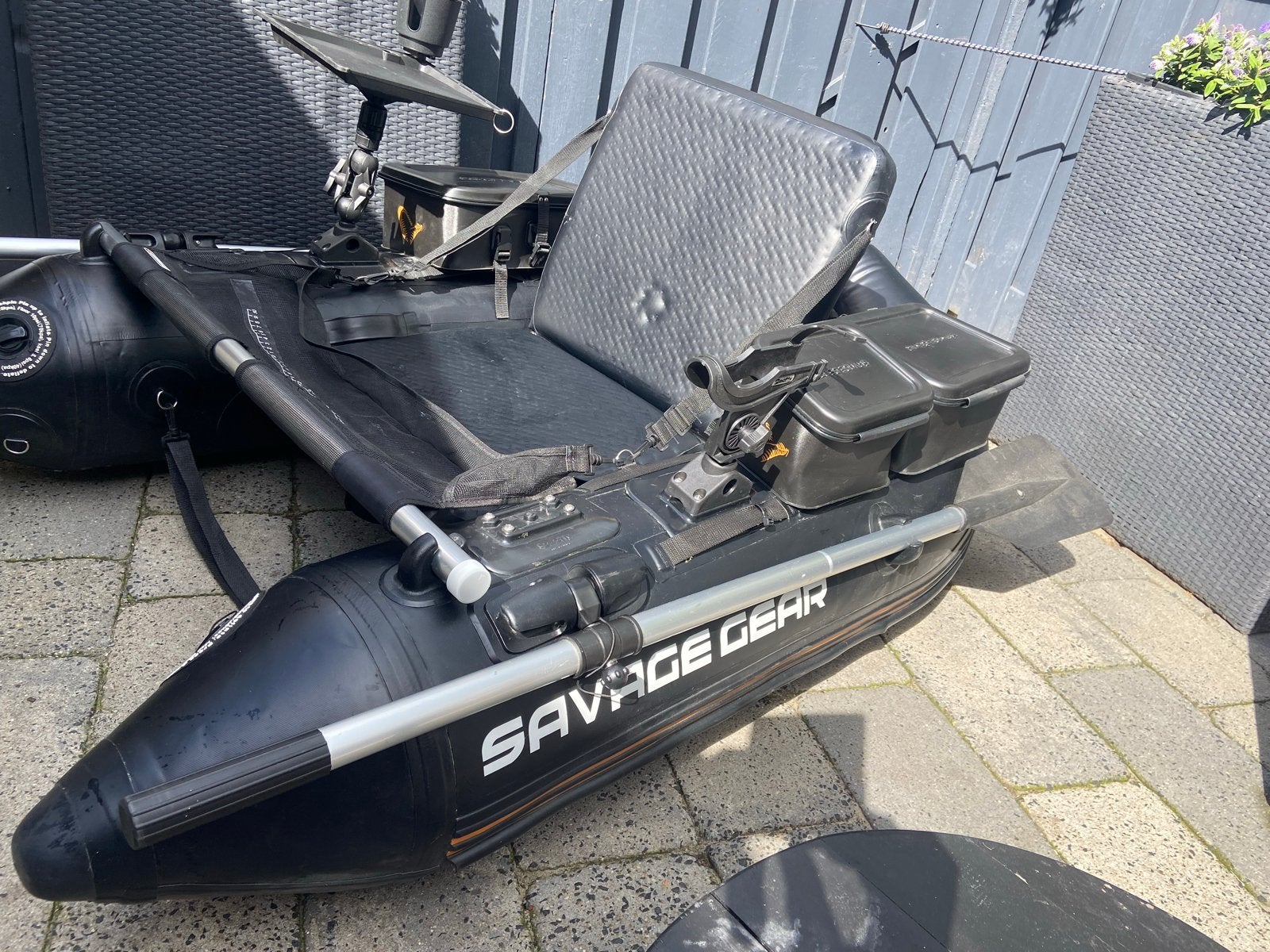 Savage Gear Bellyboat met accessoires, Ophalen of Verzenden, Zo goed als nieuw, Overige typen