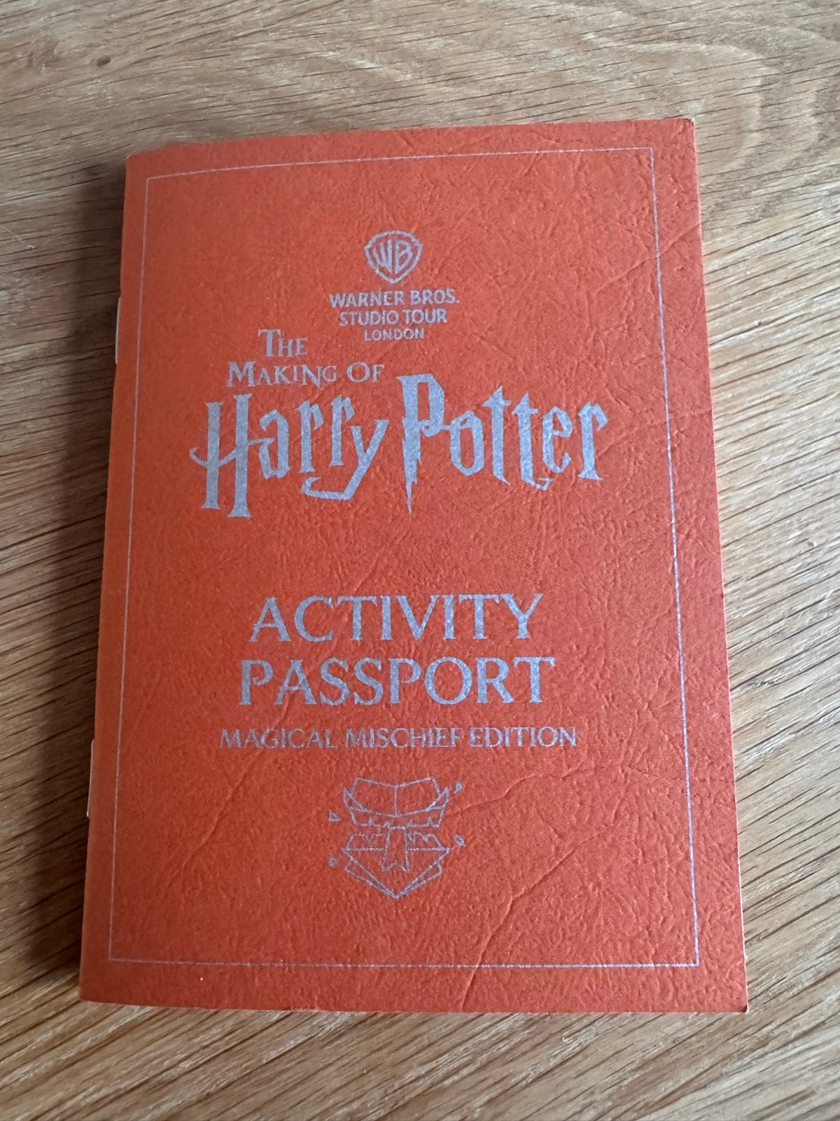 Lege Harry Potter Paspoort Warner Bros Studio Tour Londen, Ophalen of Verzenden, Nieuw