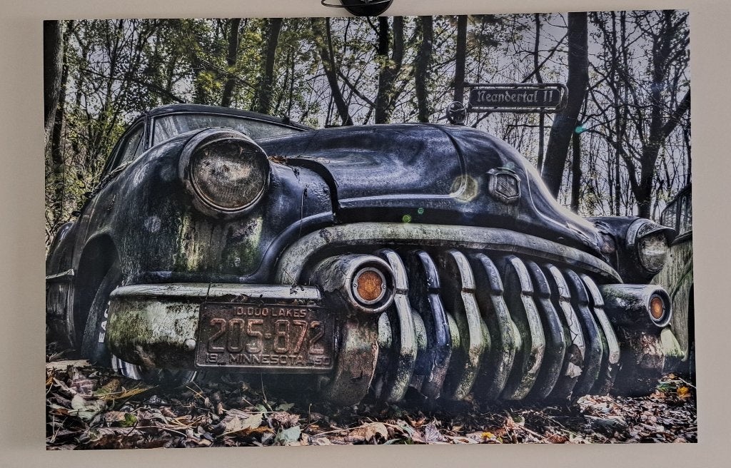 Aluminium Wall Art Decoratie, Ophalen, Metaal, 80 cm, Zo goed als nieuw