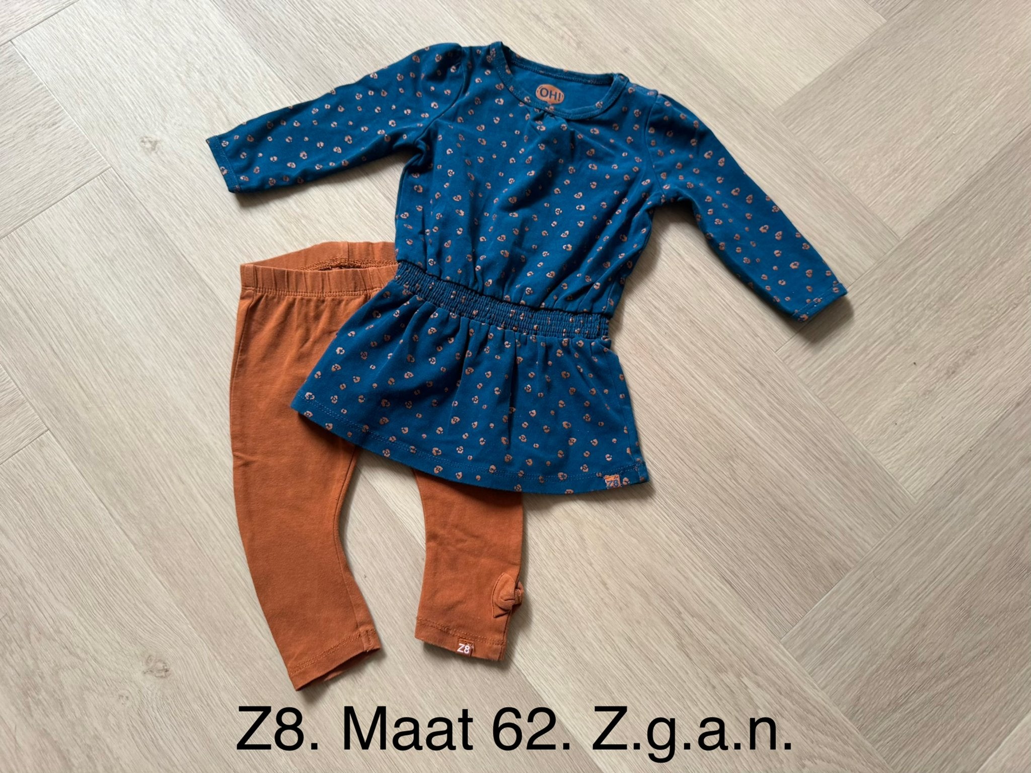 Z8 setje maat 62 zo goed als nieuw, Ophalen of Verzenden, Zo goed als nieuw, Meisje, Setje