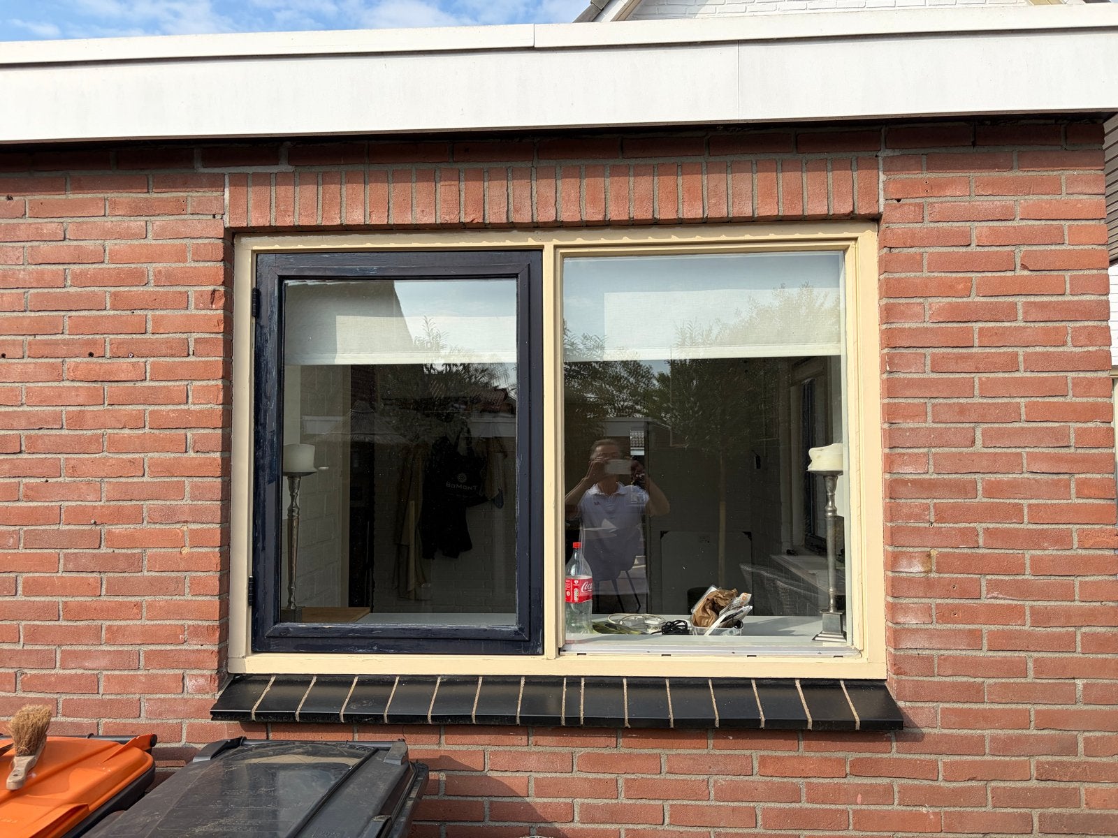 Gebruikte gevelramen  met enkel en dubbelglas, Doe-het-zelf en Verbouw, Ophalen, Gevelraam of Ruit, Gebruikt, 80 tot 120 cm