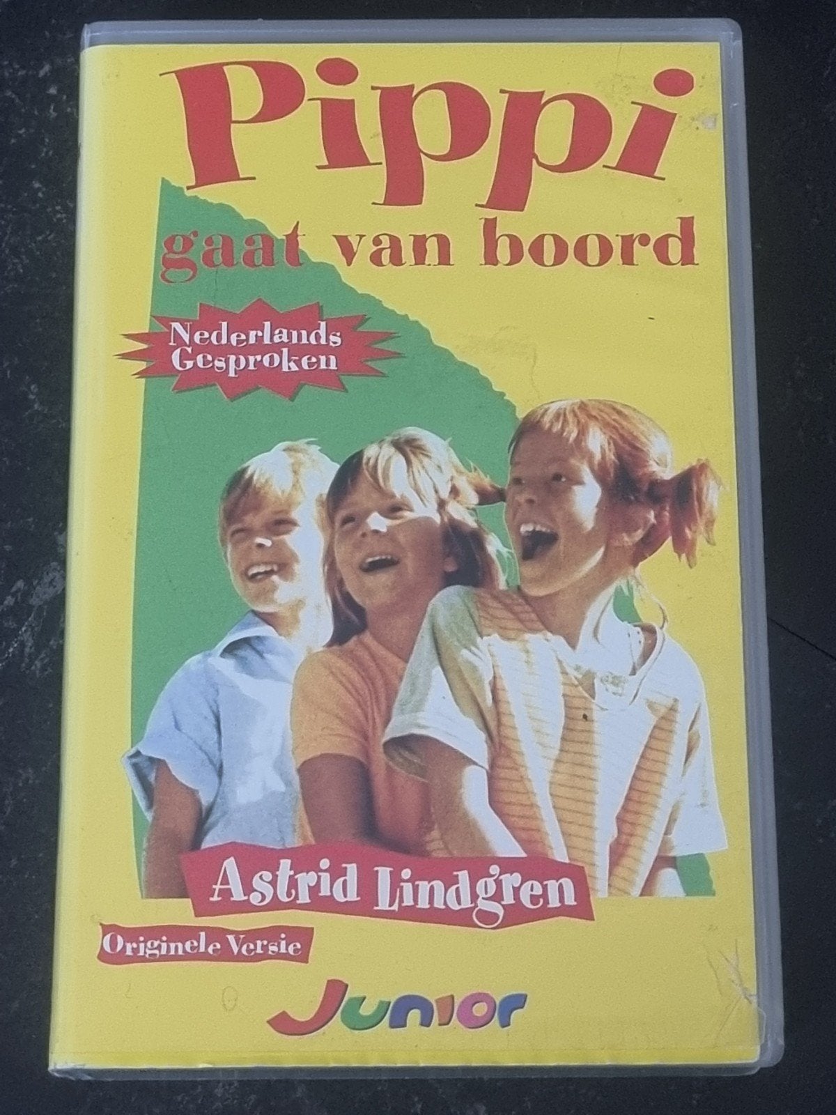 Pippi gaat van boord - Originele Versie (VHS), Gebruikt, Alle leeftijden, Kinderprogramma of -film, VHS