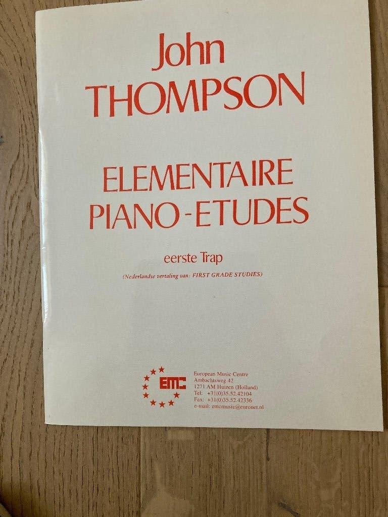 Elementaire piano etudes, Overige genres, Les of Cursus, Nieuw, Ophalen of Verzenden