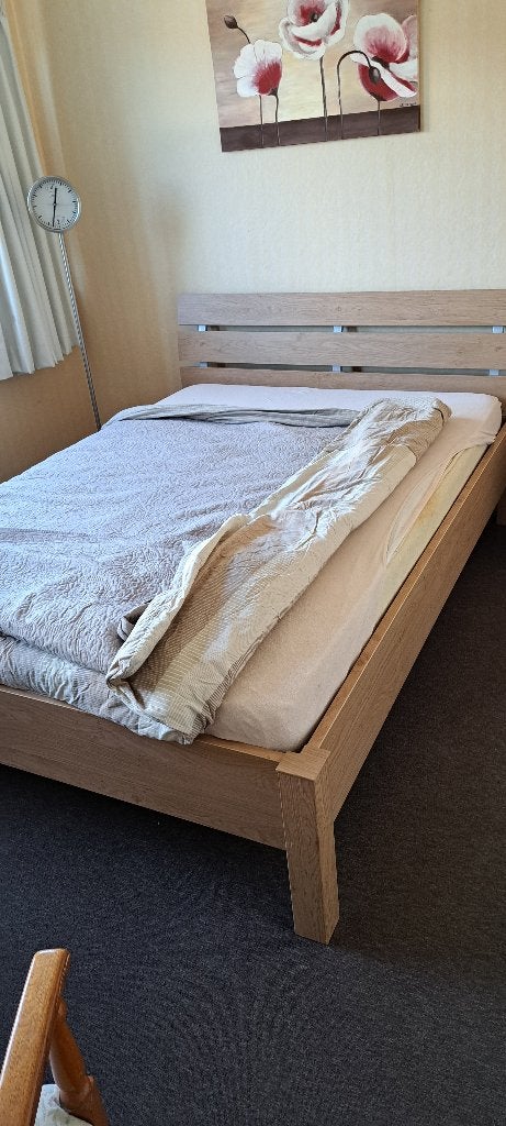 2 persoons bed / twijfelaar, Ophalen, Gebruikt, 140 cm, Twijfelaar