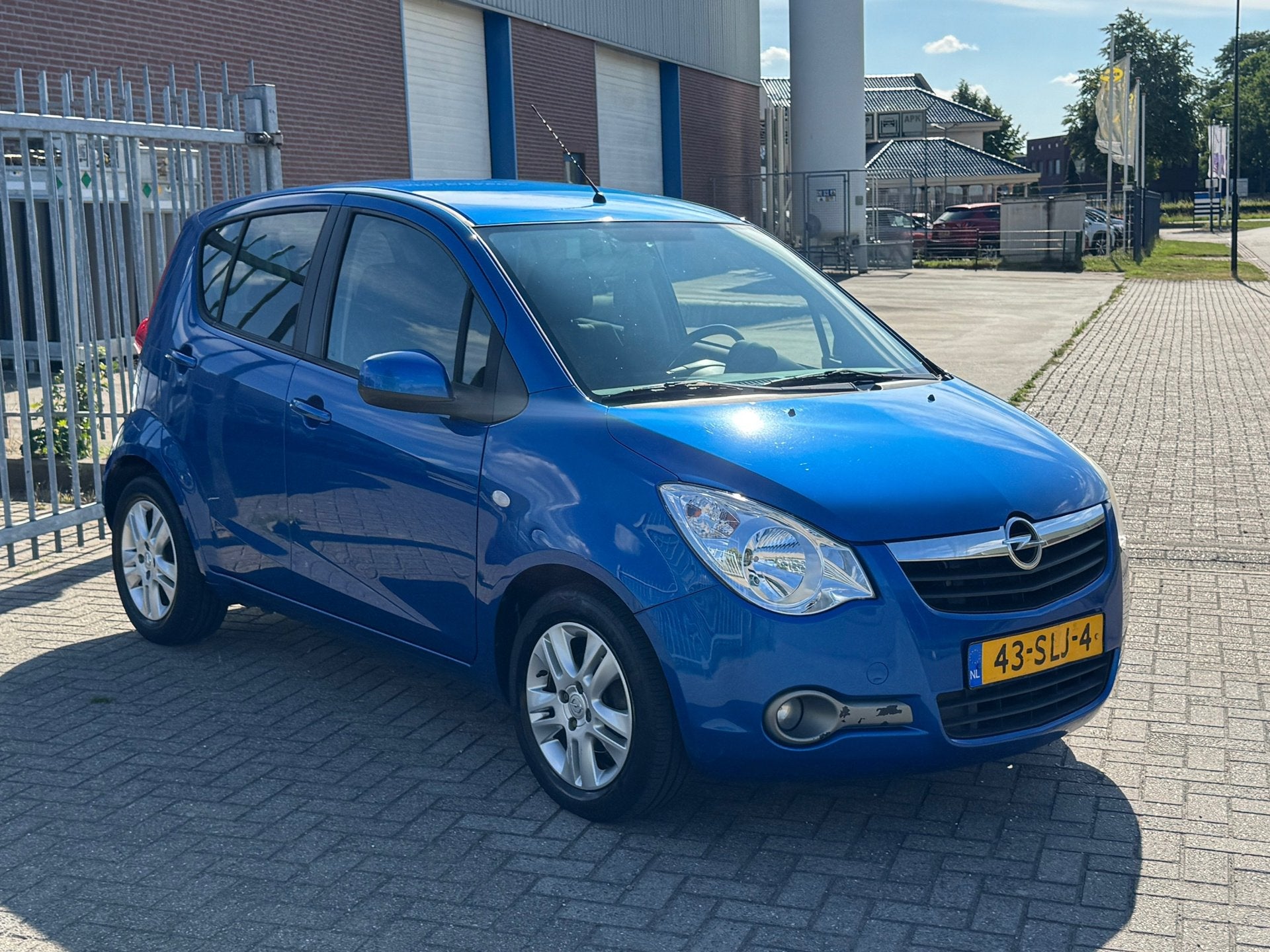 Opel Agila 1.0 Edition! NL AUTO NAP 1e EIGENAAR DEALER OH! A, Euro 5, Stof, Gebruikt, Blauw