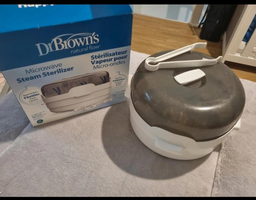 Dr. Brown's Magnetron Stoom Sterilisator, Ophalen, Zo goed als nieuw, Sterilisator
