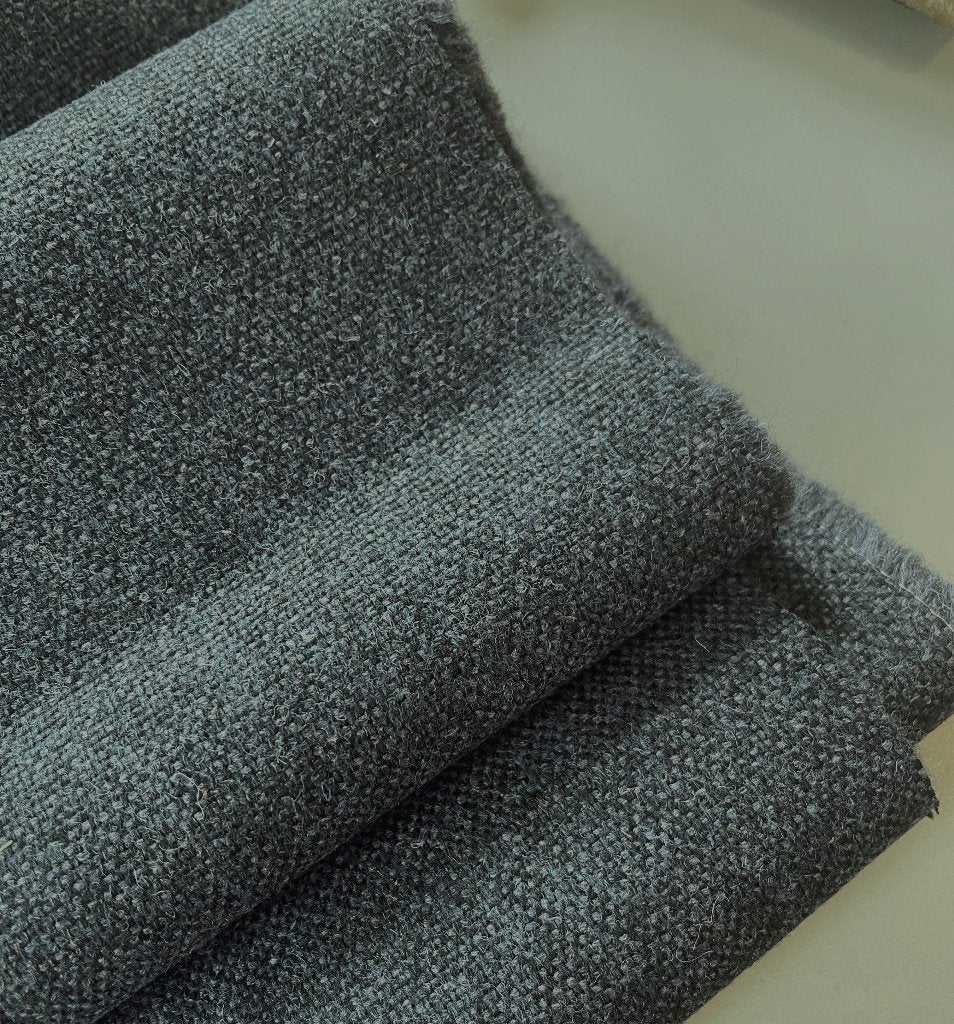 Camira MLF36 Tower; blauwtinten+lila; 2x restant meubelstof, Wol, Blauw, 120 cm of meer, Ophalen of Verzenden
