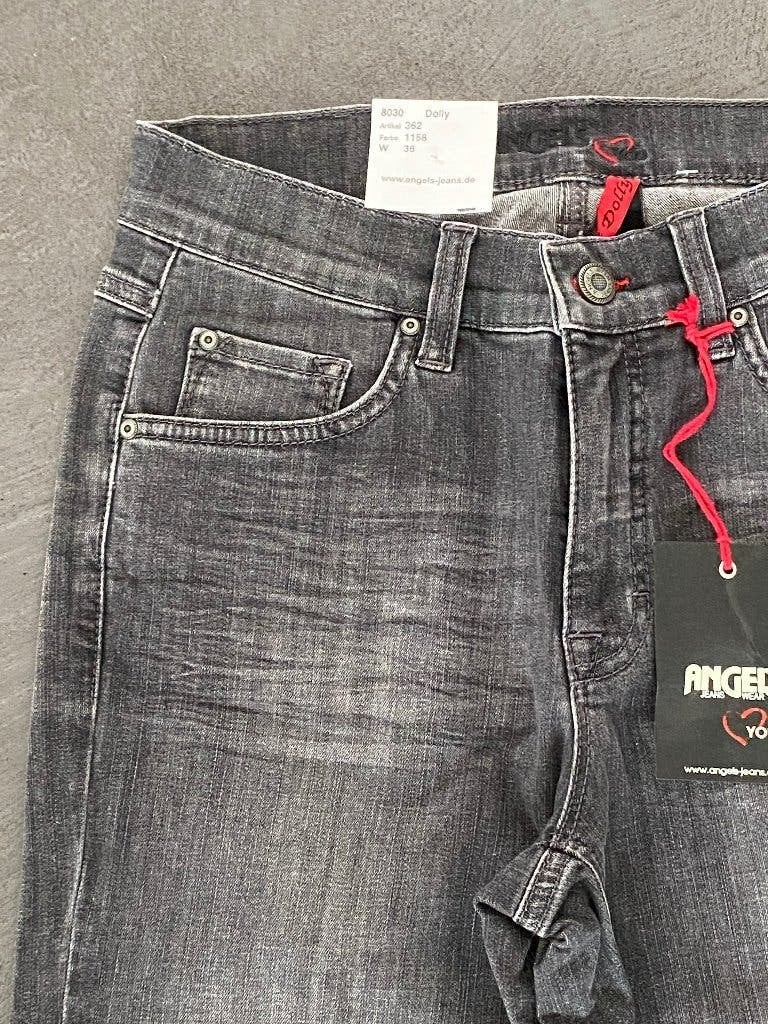 J45/5 Nieuw: Angels Dolly maat 36=S/L30 broek jeans grijs, Kleding | Dames, Nieuw, Ophalen of Verzenden, W28 - W29 (confectie 36)