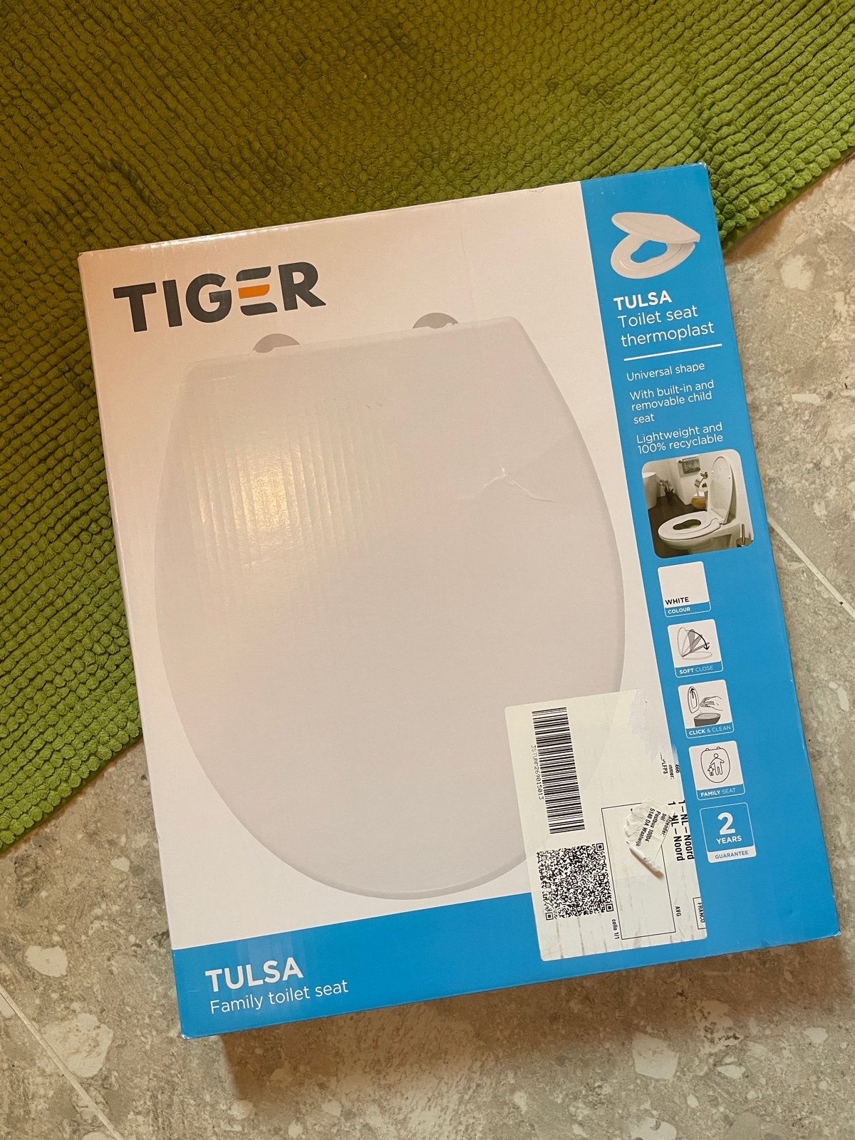 Nieuw Tiger Tulsa toiletzitting met kinderzitje, Ophalen, Nieuw, Toilet
