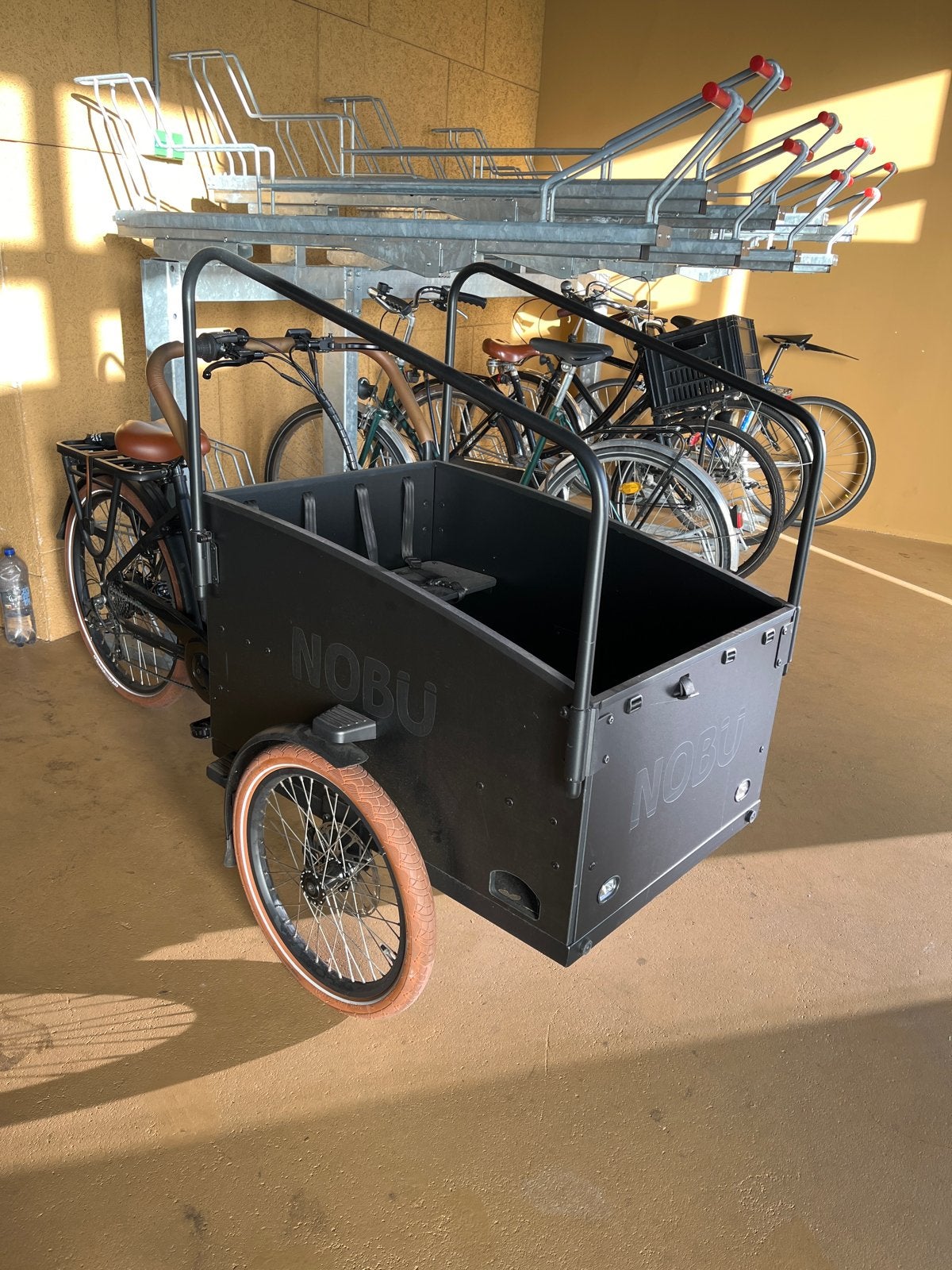 Nieuwe Nobu Bakfiets - Ideaal voor kinderen en goederen, Fietsen en Brommers, 2 kinderen, Schijfrem, Ophalen, Overige merken