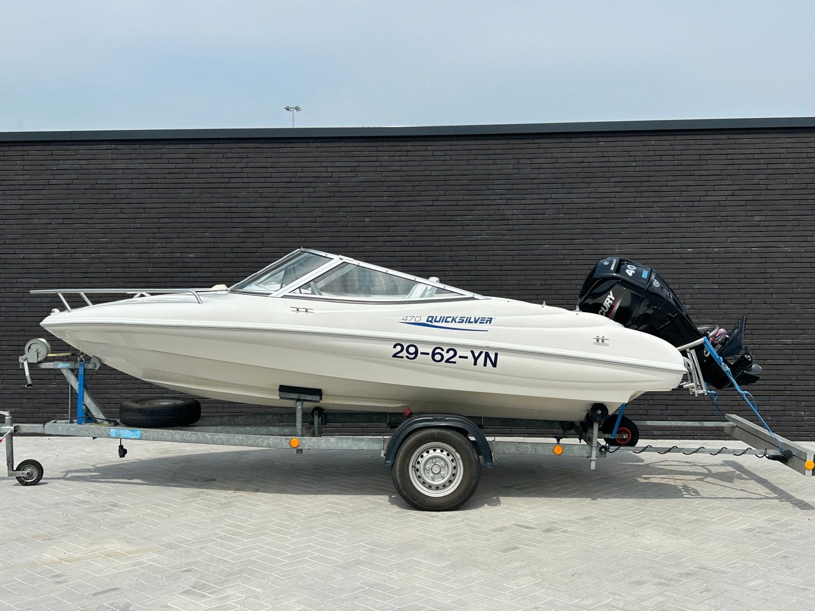 Quicksilver 470 Sport met Mercury 40pk (2024), Ophalen, 5 m, Zo goed als nieuw, 40 pk