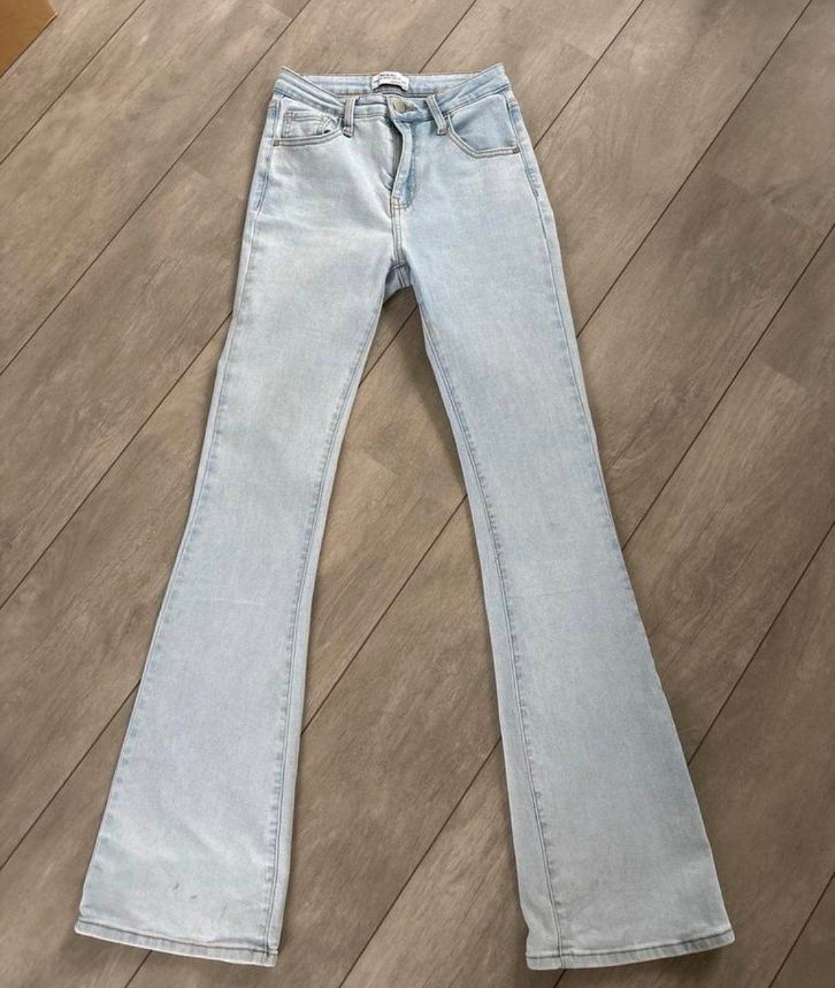 Redial flared jeans - Lichtblauw - Maat 34, Ophalen of Verzenden, Gedragen, Blauw, W27 (confectie 34) of kleiner