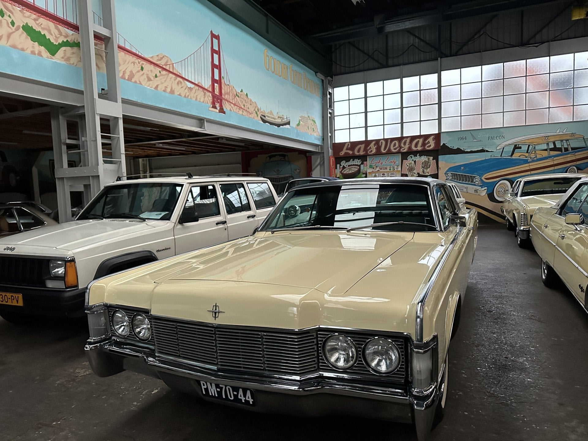 Lincoln Continental Coupe (bj 1968, automaat), Auto's, Oldtimers, Automaat, Achterwielaandrijving, Zwart, Bedrijf