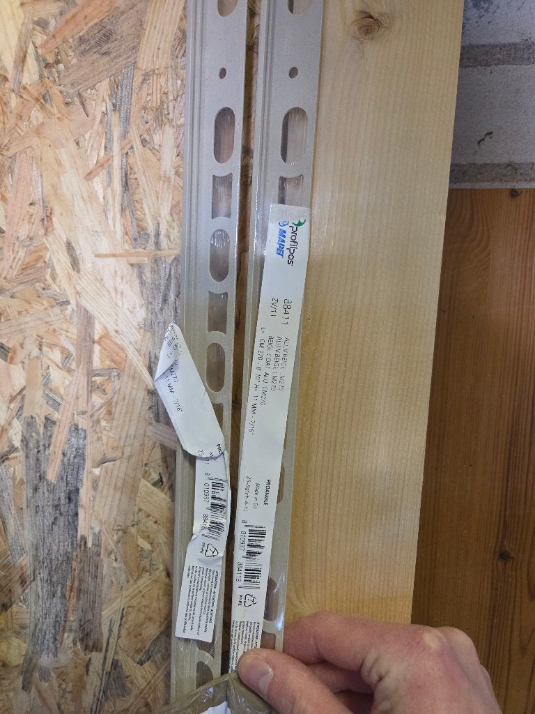Profilpas Mapei Color Tegelprofiel All.V.BEIGE CM270 H=11, Ophalen, Wandtegels, Nieuw, Minder dan 20 cm