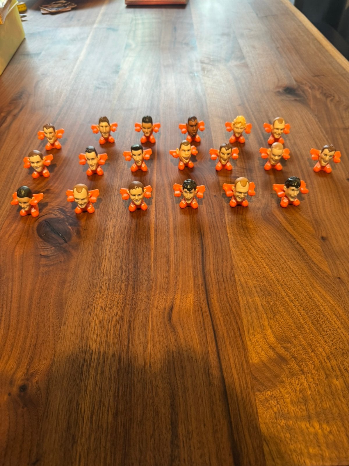 Oranje juichpoppetjes c1000 vintage, Ophalen of Verzenden, Zo goed als nieuw, Overige binnenlandse clubs, Beeldje of Poppetje