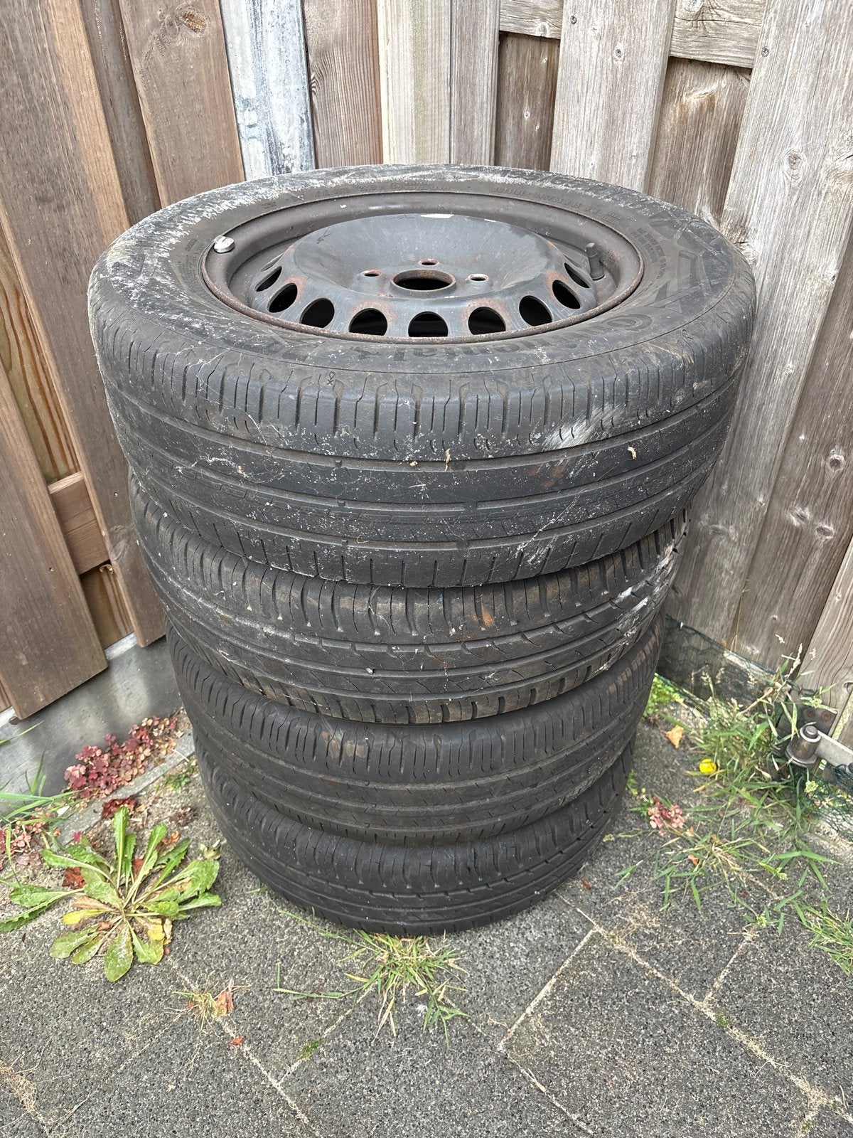 4x stalen velg 15”, Ophalen