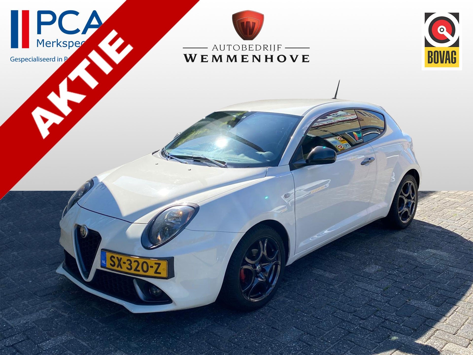 Alfa Romeo MiTo 0.9 TwinAir ECO Navigatie/Airco-Ecc/Alu wiel, Voorwielaandrijving, Gebruikt, Euro 6, Origineel Nederlands
