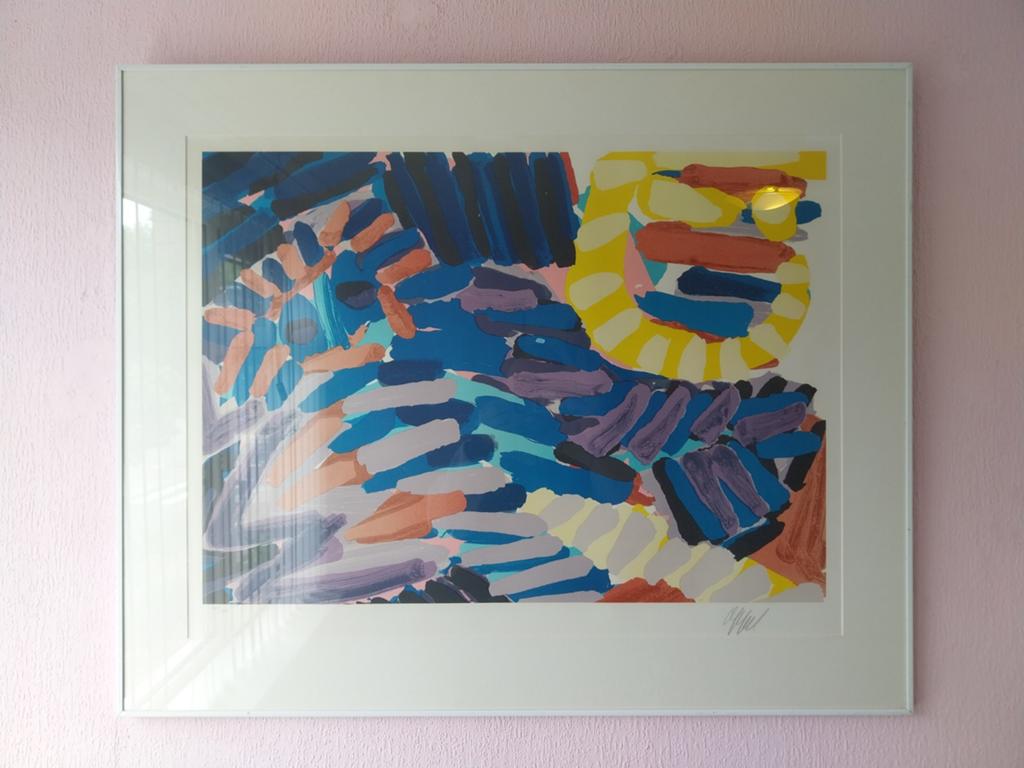 Karel Appel zeefdruk, Ophalen of Verzenden