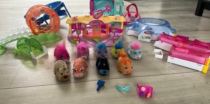 Fizzy frenzies hamsters die geluid maken en rijden, Kinderen en Baby's, Ophalen of Verzenden, Gebruikt