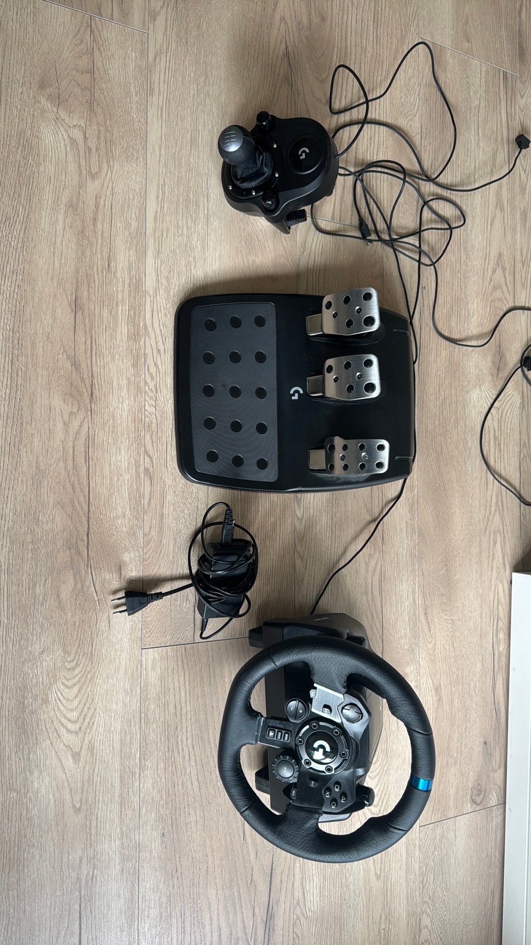 Logitech G923 + Shifter | PS5/PC | als nieuw, Spelcomputers en Games, Spelcomputers | Overige Accessoires, Ophalen, Zo goed als nieuw