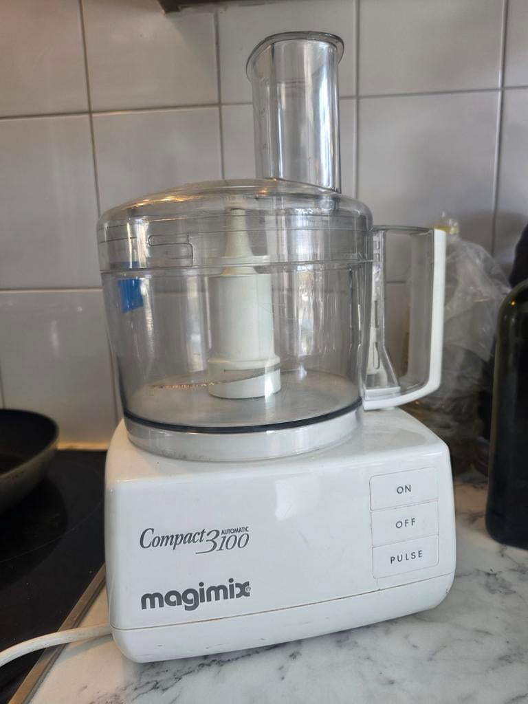 Magimix Compact 3100 Keukenmachine, 2 tot 3 liter, Ophalen, Gebruikt, 1 snelheid