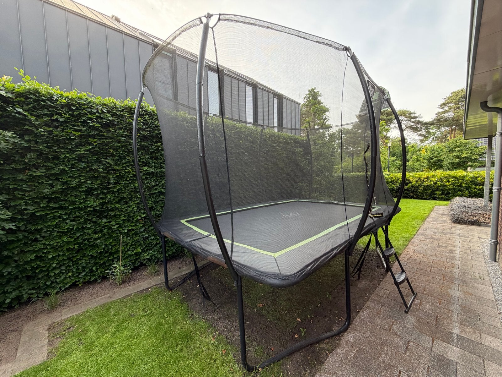 Exit Trampoline 366x244, Kinderen en Baby's, Ophalen, Gebruikt