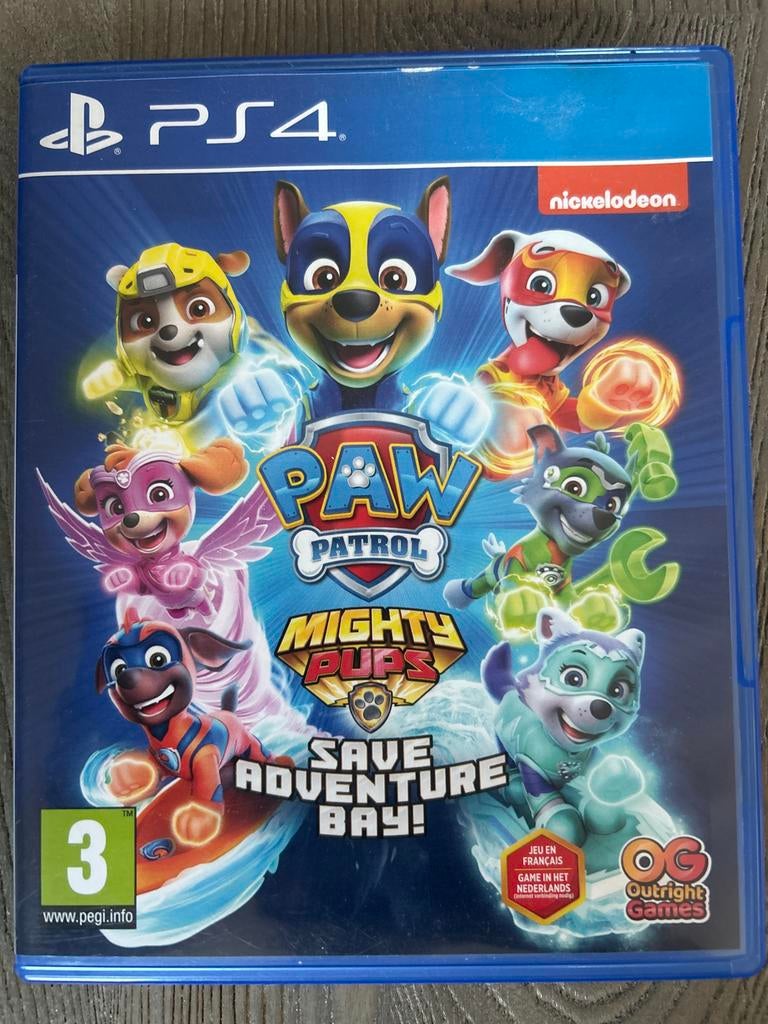 PAW Patrol: Mighty Pups Save Adventure Bay! PS4, Spelcomputers en Games, Games | Sony PlayStation 4, Avontuur en Actie, 1 speler