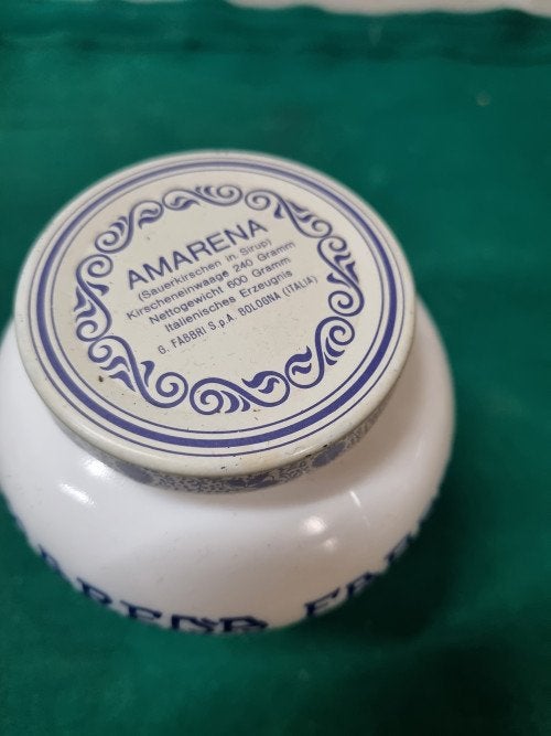 pot amarena met deksel vintage, Huis en Inrichting, Keuken | Servies, Ophalen of Verzenden, 'T Olde Gre-j, Info@toldegrej.nl, Endepoelstraat 20f Didam