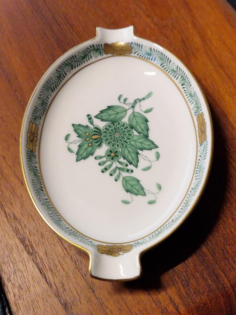 vintage Herend porseleinen asbakje of klein schaaltje,, Ophalen of Verzenden