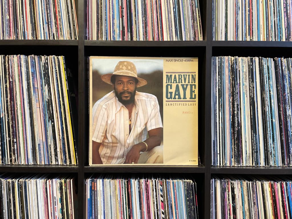 Marvin Gaye-Sanctified Lady 12 Inch vinyl in goede staat, Gebruikt, 1980 - 1989, Ophalen of Verzenden, Disco
