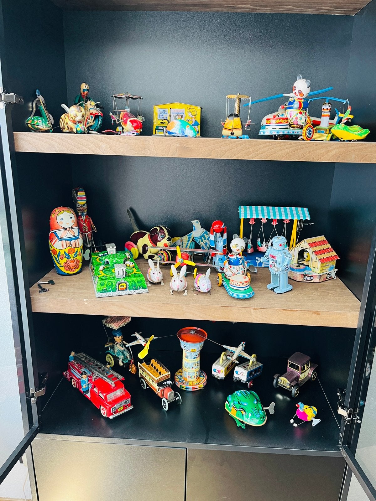 Collectie vintage blikken speelgoed - opwindbaar, Ophalen, Gebruikt