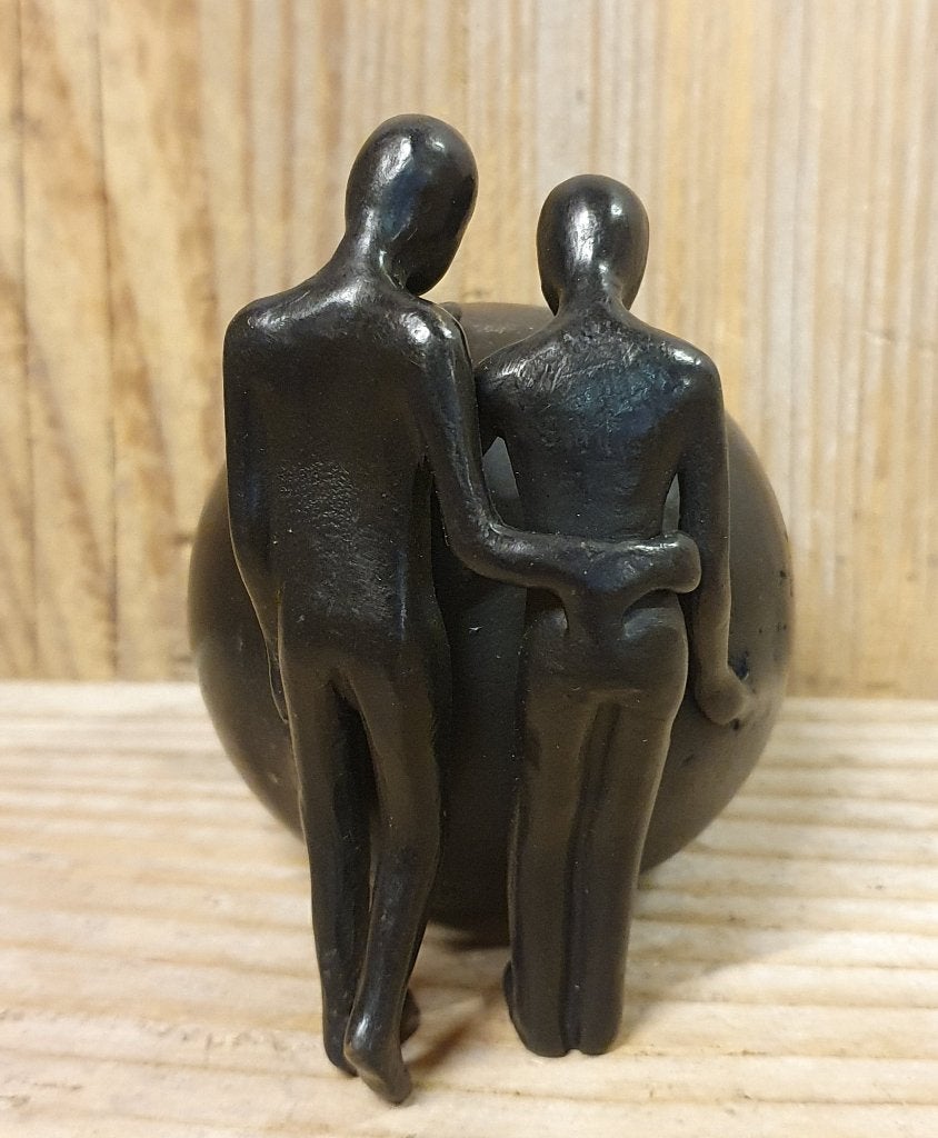 URN MET VERDRIETIGE MENSEN / bronzen as urn, Nieuw, Info@huisentuindecoratiemarie.nl, Huis en tuin decoratie marie, Peize