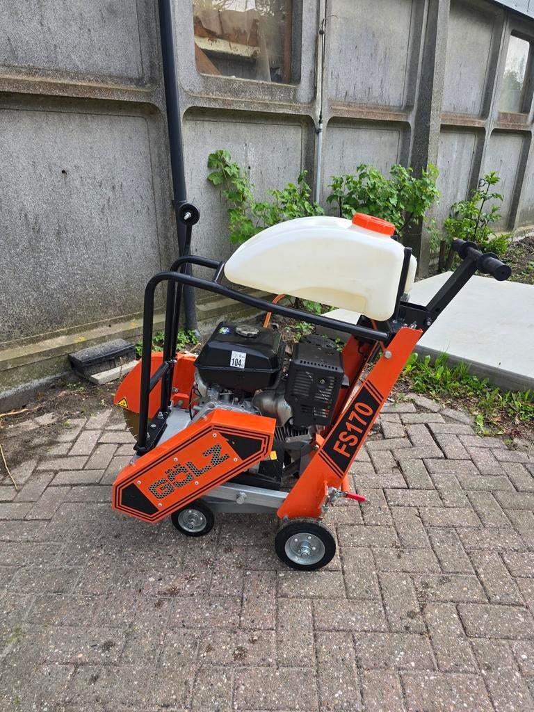 Golz Vloerenzaag FS170 Kohler CH440 10,5kW, 70 mm of meer, Overige typen, Ophalen of Verzenden, Zo goed als nieuw