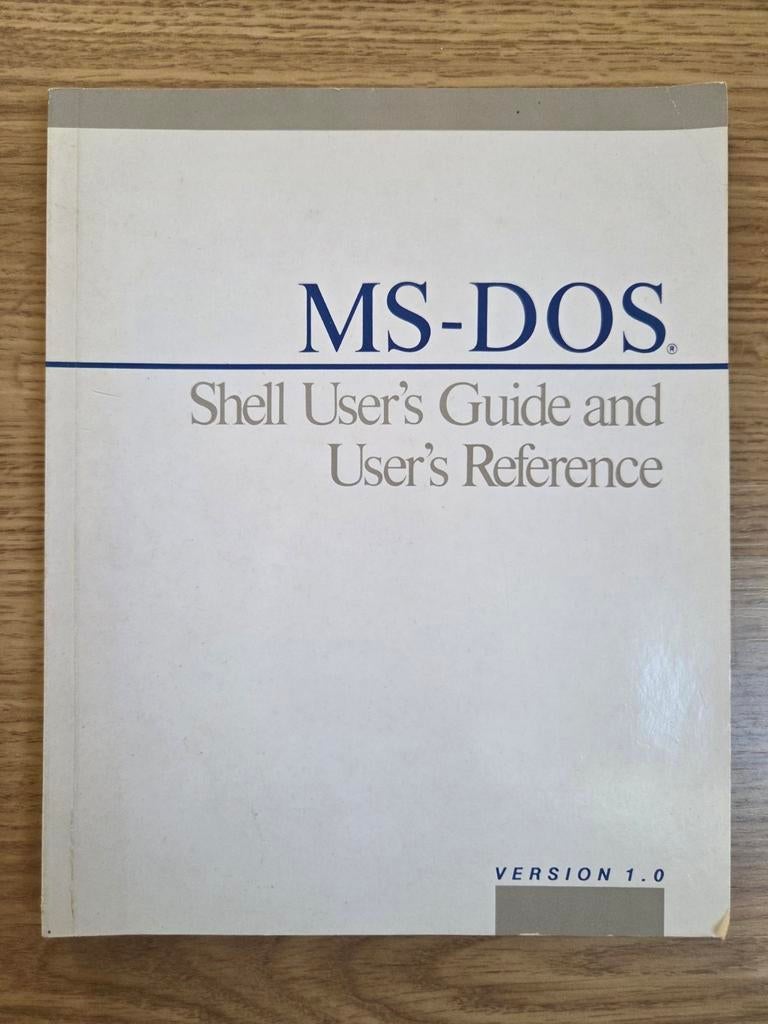 Ms-dos shell user's guide and user's reference, Boeken, Ophalen of Verzenden, Gelezen