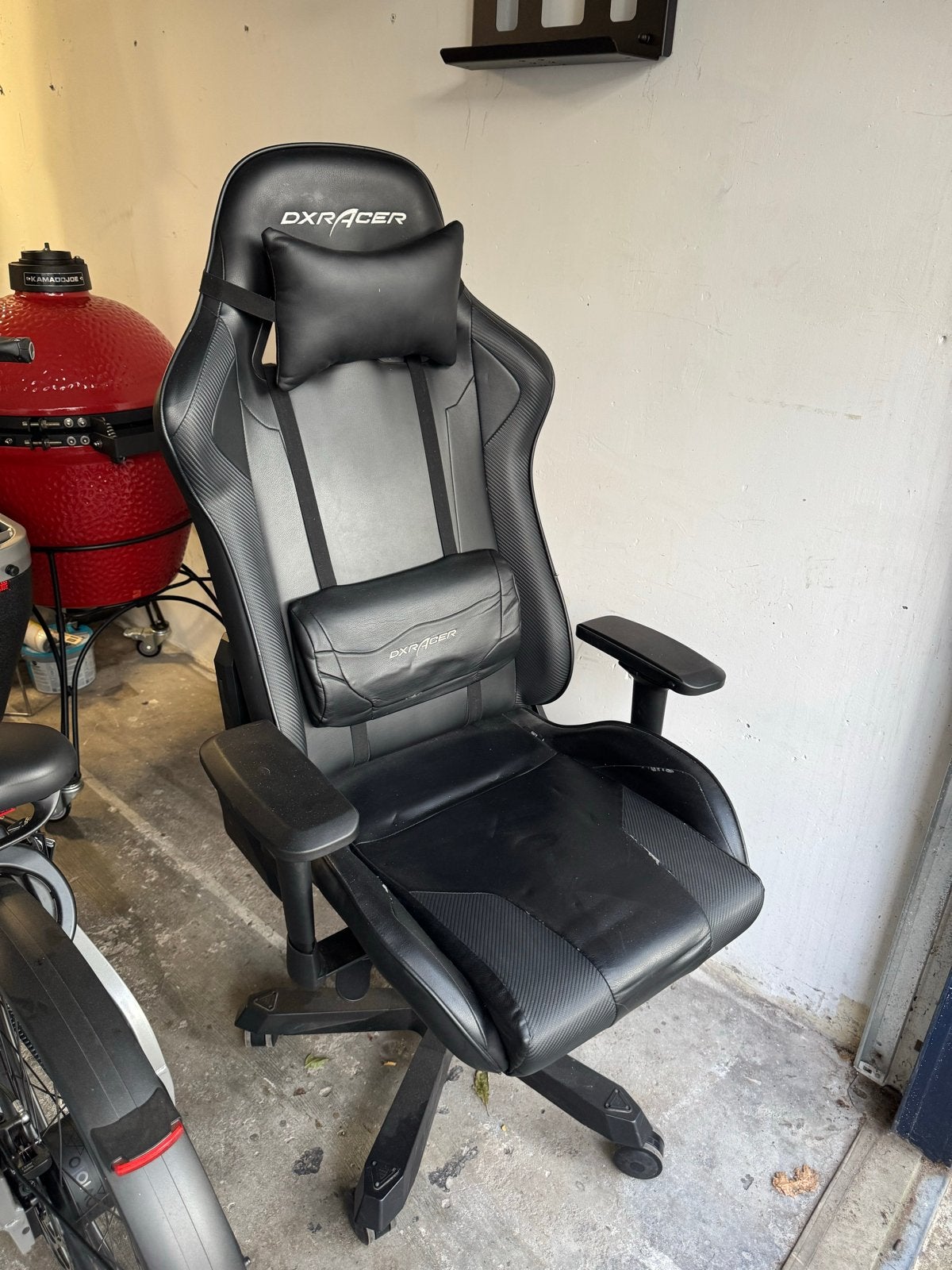 DXRacer King Gaming Stoel - Groot model, goede staat, Ophalen, Gebruikt, Zwart, Gaming bureaustoel