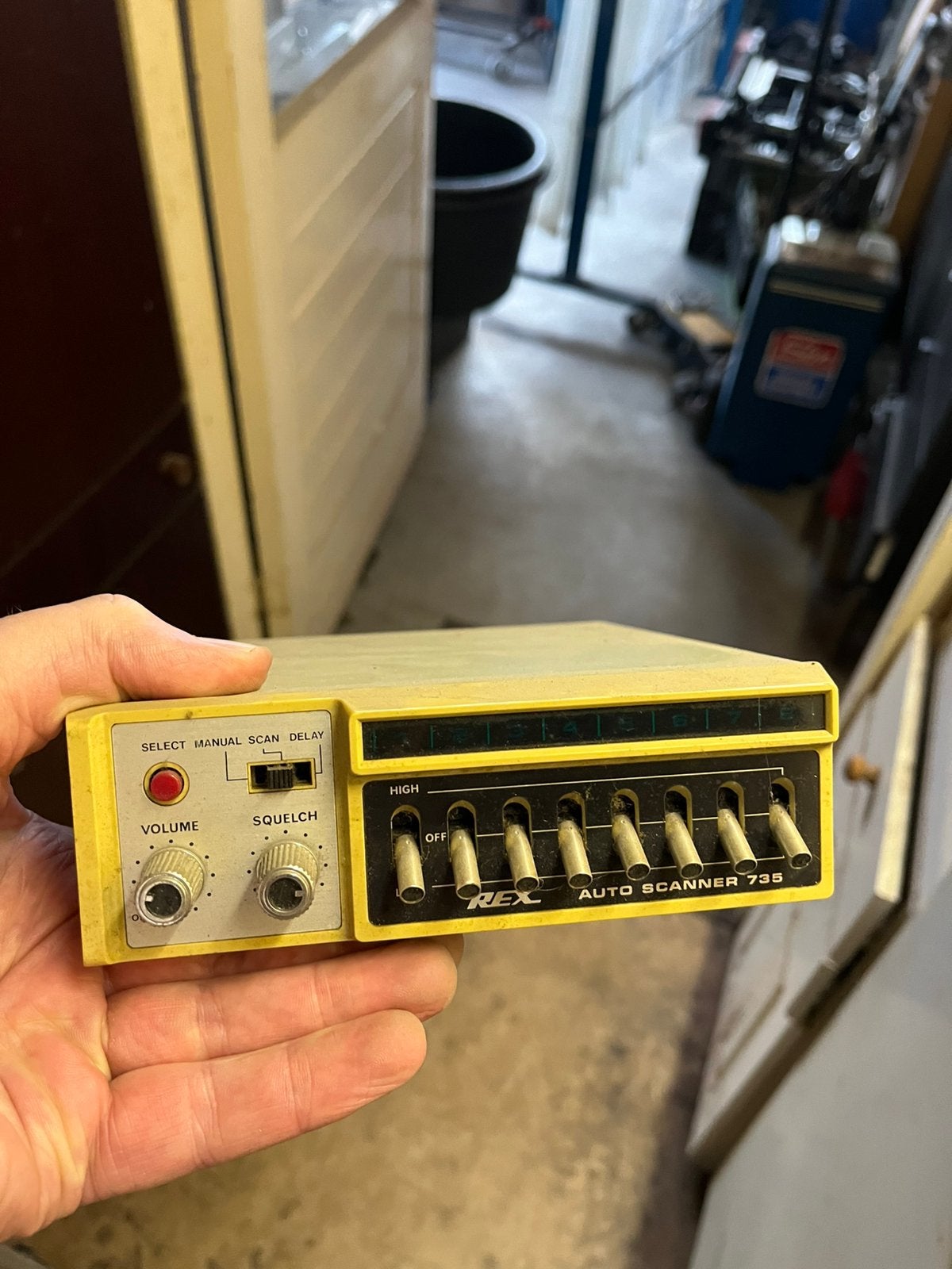 Scanner om politie/brandweer te kunnen meeluisteren., Ophalen, Gebruikt