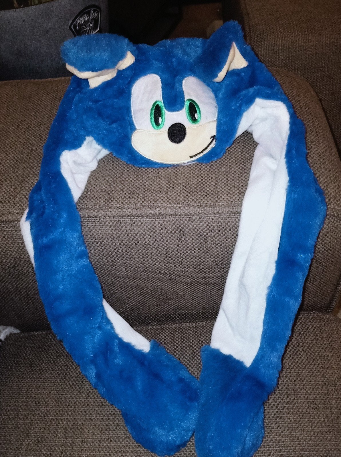 Lissidoll sonic hedgehog muts met bewegende oren., Lissidoll, Overige maten, Ophalen of Verzenden, Accessoires