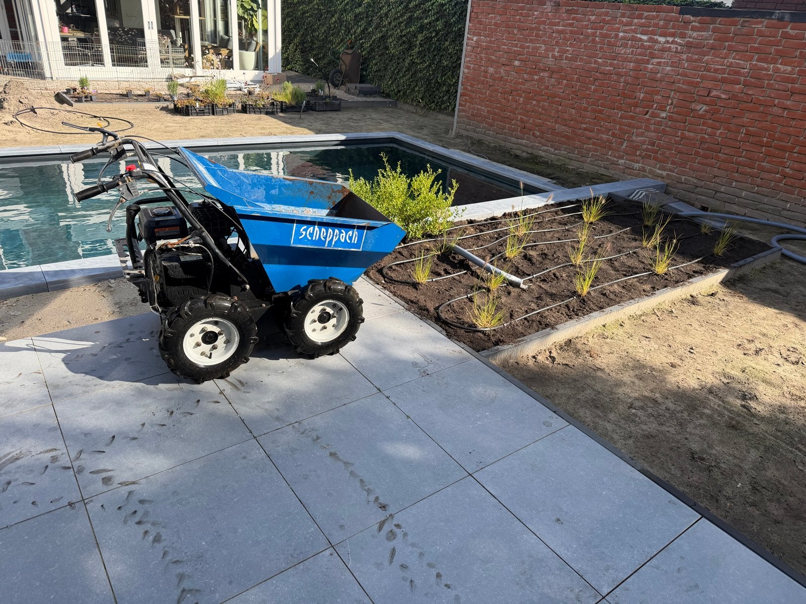 Scheppach DP3000 Dumper - Krachtige kruiwagen, Ophalen