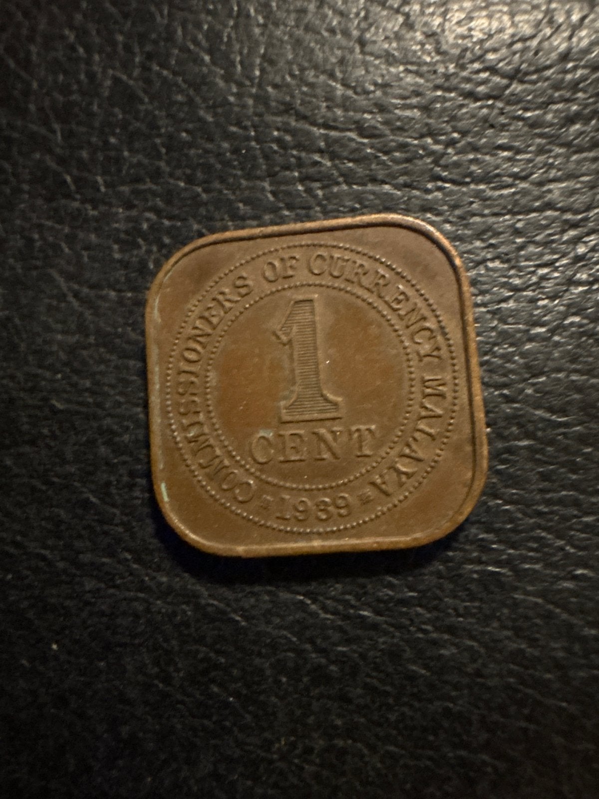 Malaya 1 Cent munt 1939 - Koning George VI, Ophalen of Verzenden, Zuidoost-Azië, Losse munt