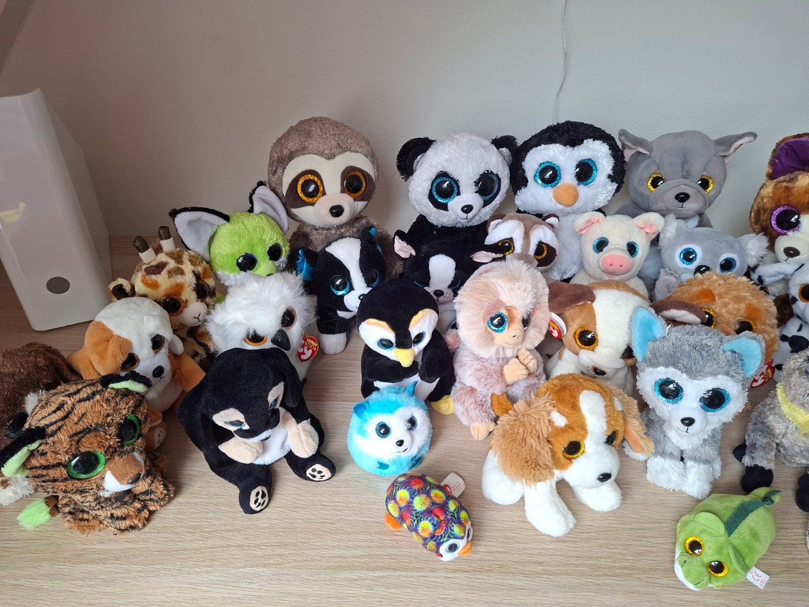 Grote collectie Ty Beanie Boo's knuffels - Diverse dieren, Ophalen, Overige karakters, Zo goed als nieuw, Meerkleurig