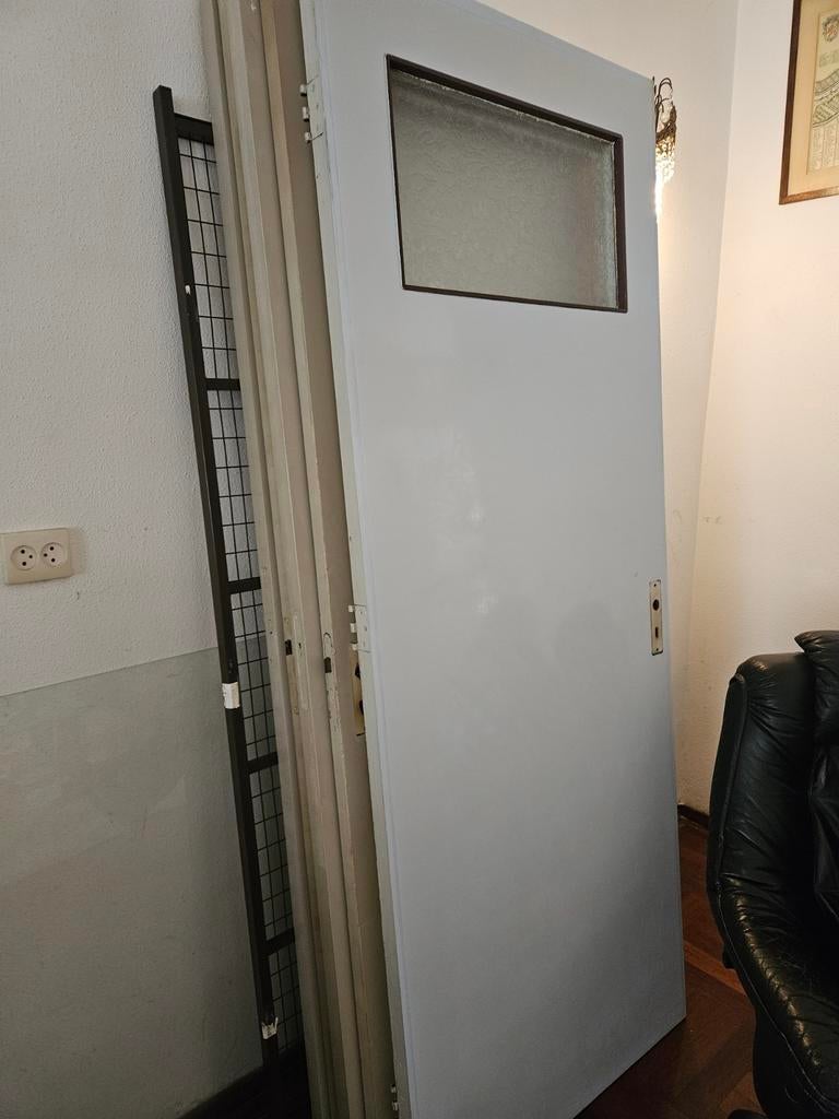 6x  Binnendeuren met Beslag (deels met ruit), Ophalen, Gebruikt, Binnendeur, 200 tot 215 cm