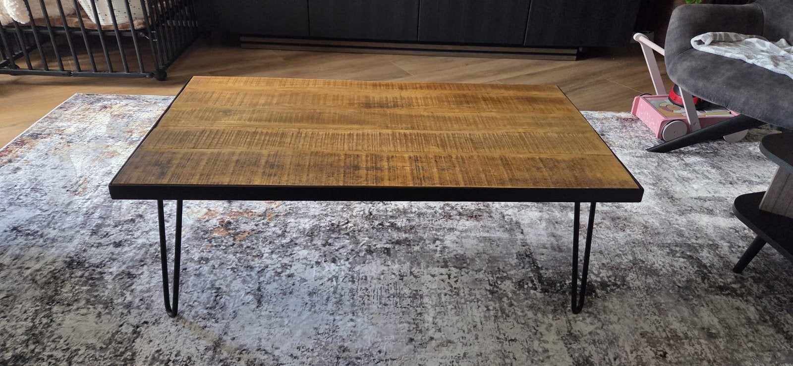 Foto 4 van Salontafel Loods 5 mangohout