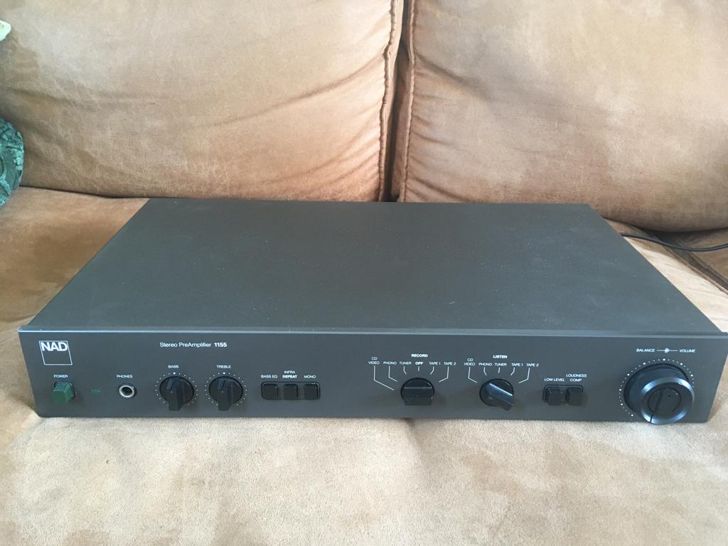 NAD 1155 preamp, Audio, Tv en Foto, Versterkers en Receivers, Overige merken, Gebruikt, Ophalen of Verzenden, Minder dan 60 watt