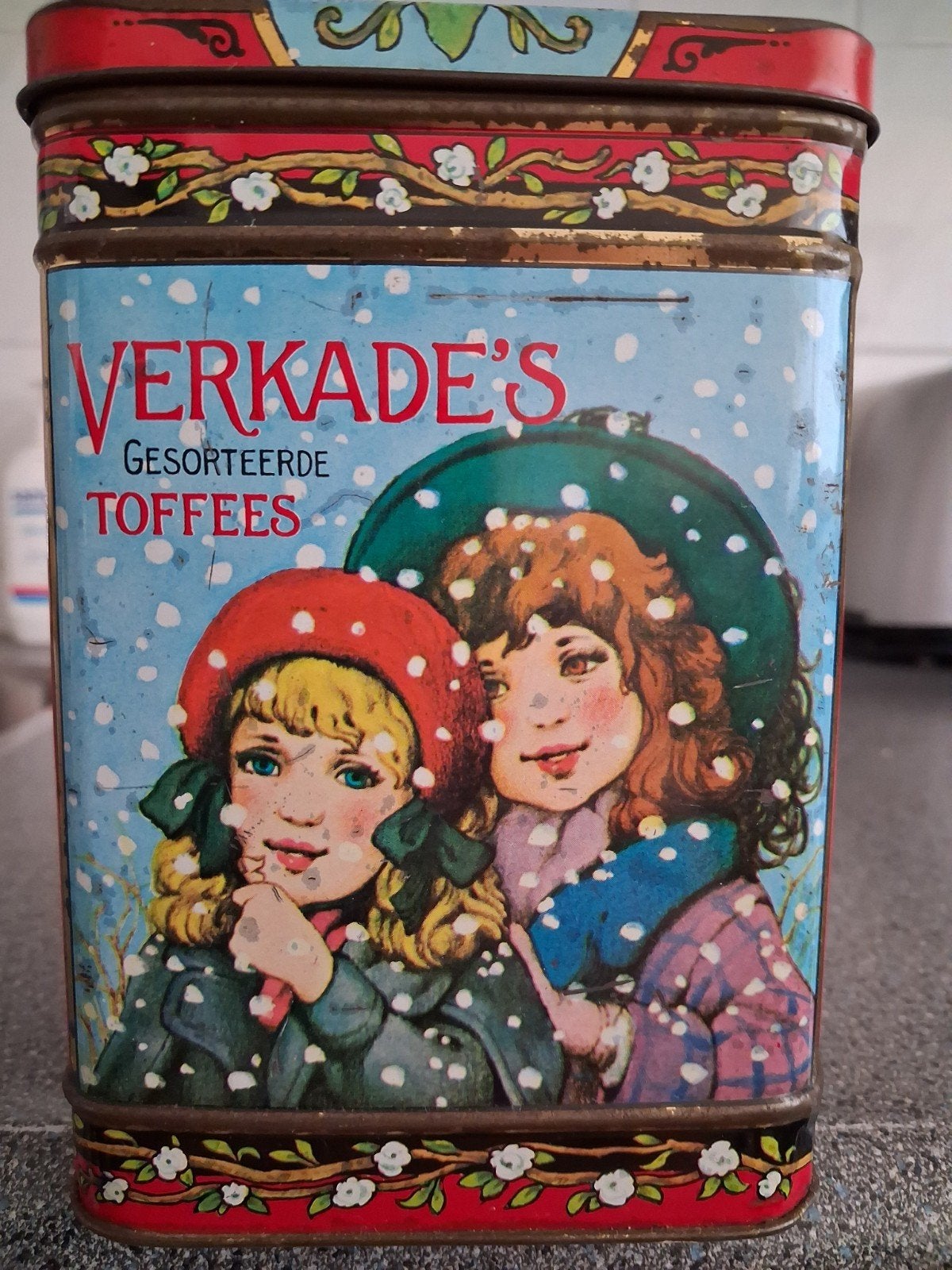 ZELDZAAM ! ZÉÉR OUD VERKADE TOFFEES BLIK, Ophalen of Verzenden, Gebruikt, Overige, Verkade