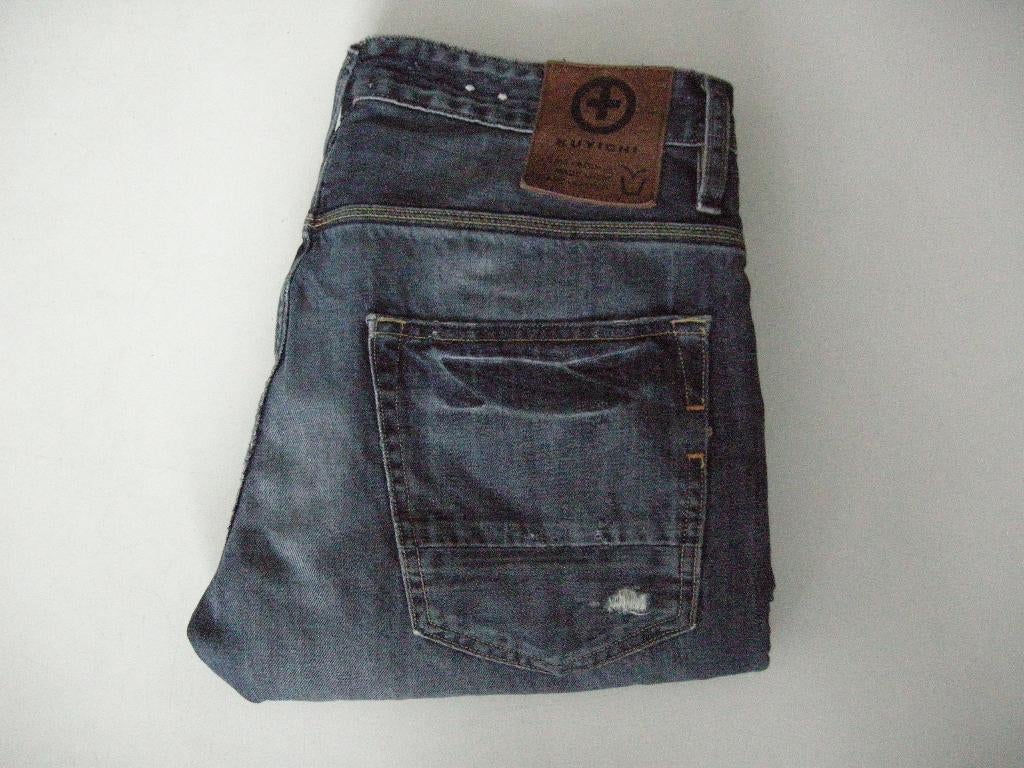 Kuyichi Collin Carrot Fit jeans - zgan, Ophalen, Blauw, Kuyichi, W32 (confectie 46) of kleiner