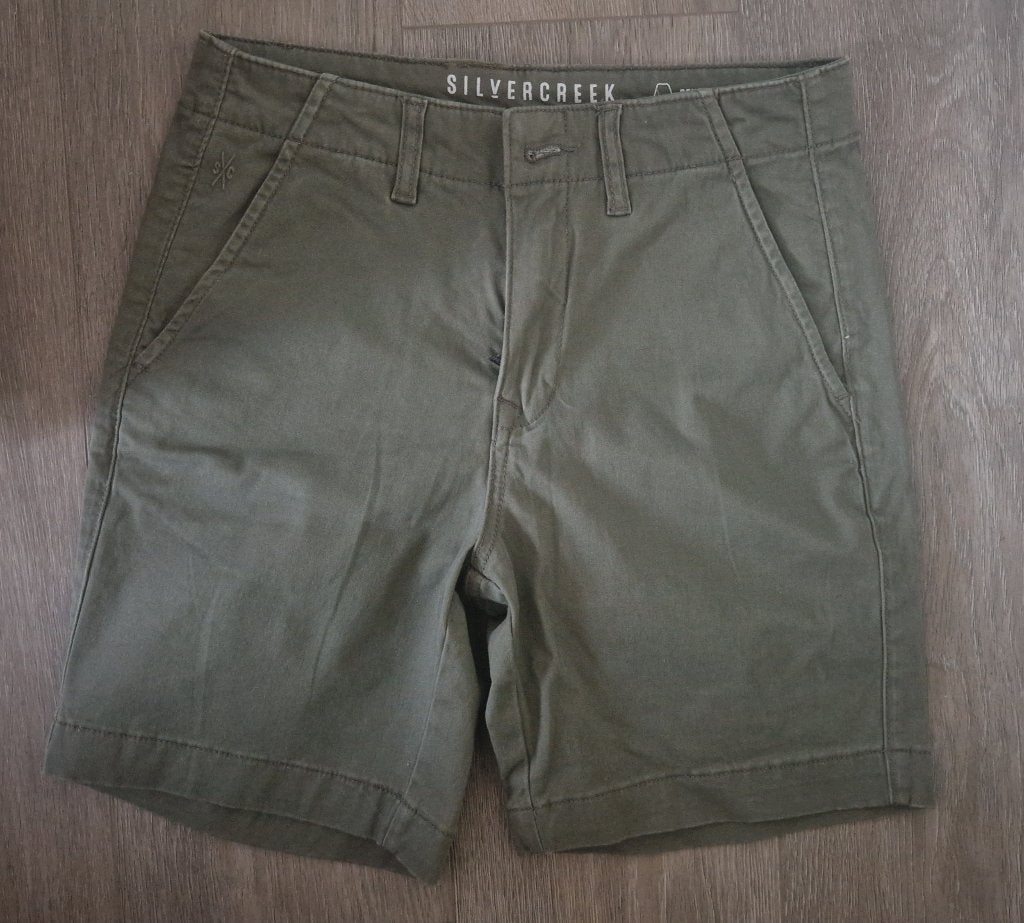 Nieuwe Silvercreek korte broek heren maat 28, Nieuw, Ophalen of Verzenden, Maat 46 (S) of kleiner, Groen