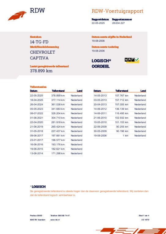 Chevrolet Captiva 2.4 Intro Edition 2WD APK 5-5-26/LPG3/STLV, Auto's, Voorwielaandrijving, Gebruikt, Zwart, 4 cilinders