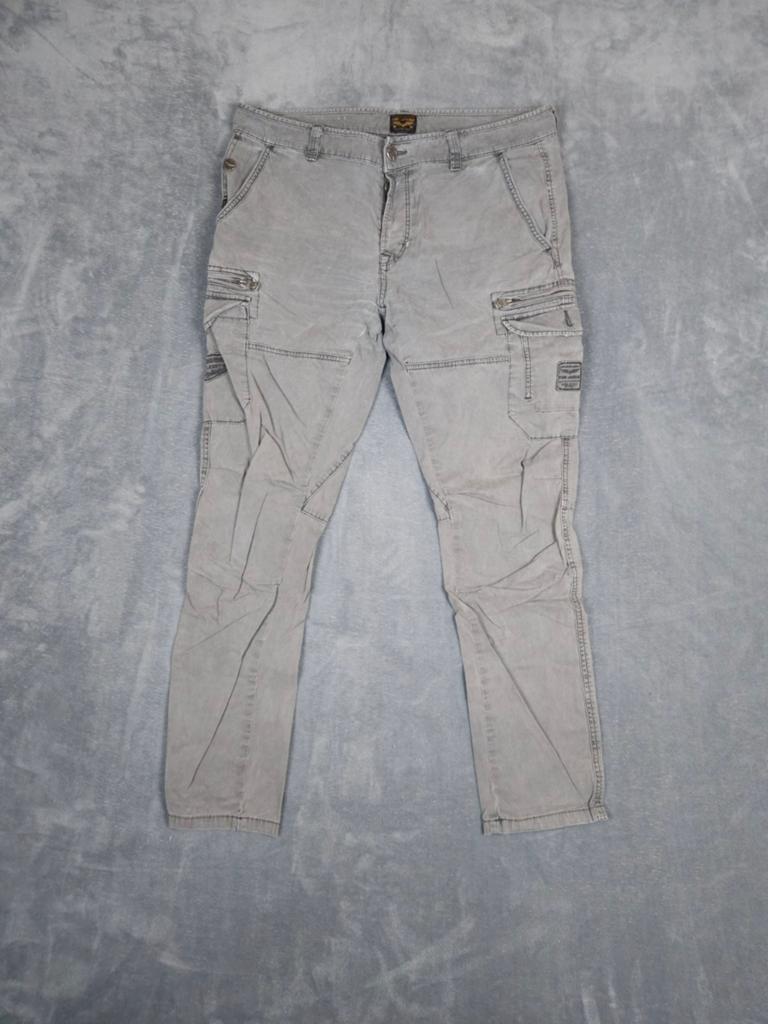 Pme Legend Cargo Broek W35 L32 Straight Fit Grijs, ., Ophalen of Verzenden, Zo goed als nieuw, .