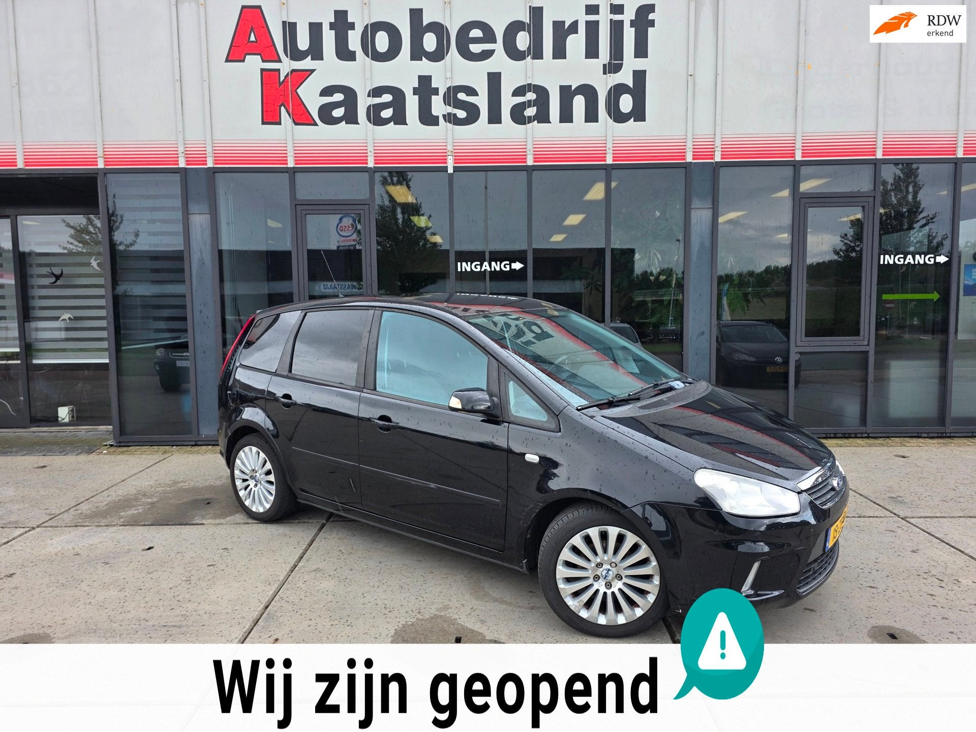 Ford C-Max 1.8-16V Titanium - Pano - Clima - Cruise -, Auto's, Voorwielaandrijving, 125 pk, Gebruikt, Zwart